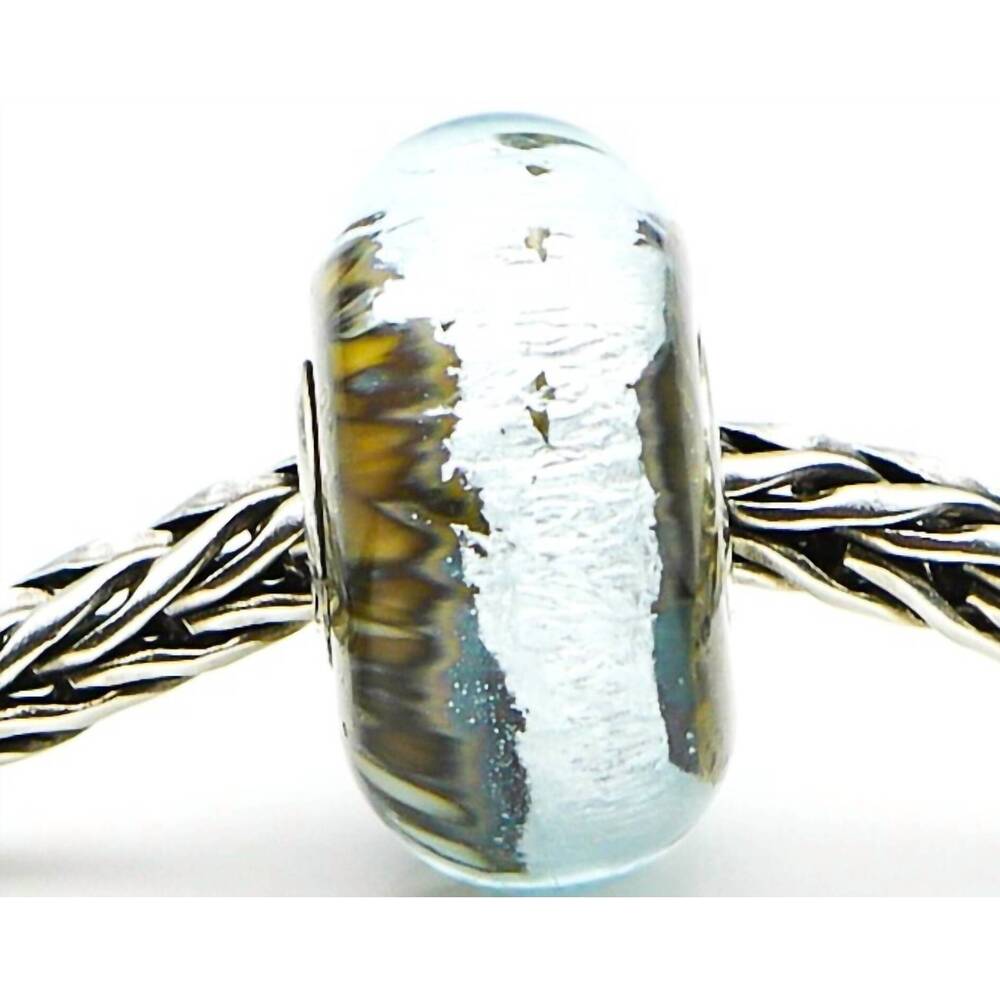 NEW TROLLBEADS women's mountain bead charm in silver